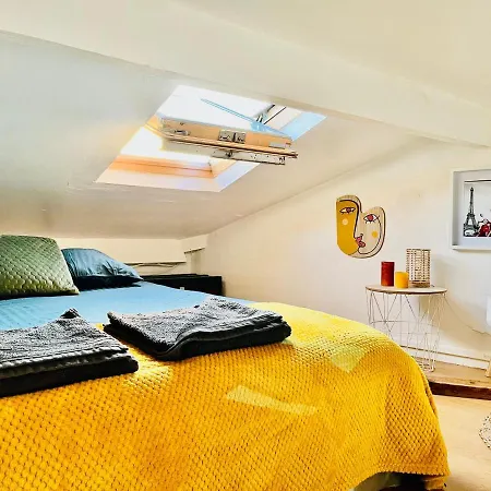 Homestay Parc Buttes Chaumont - Studio Mezzanine
