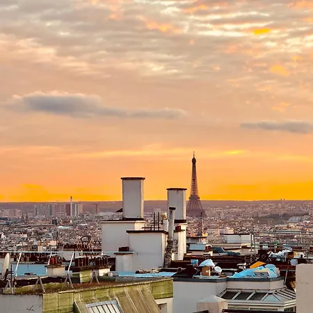 Parc Buttes Chaumont - Studio Mezzanine Homestay *